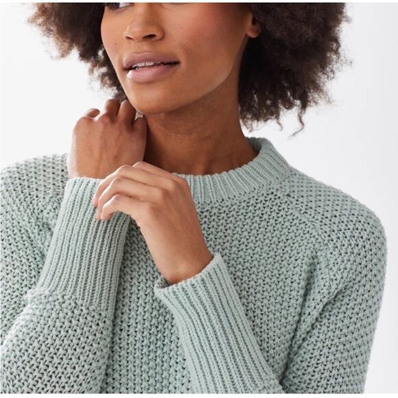 Alice Walk 100% Cotton Chunky Classic Fisherman Sweater Size small - Picture 10 of 10